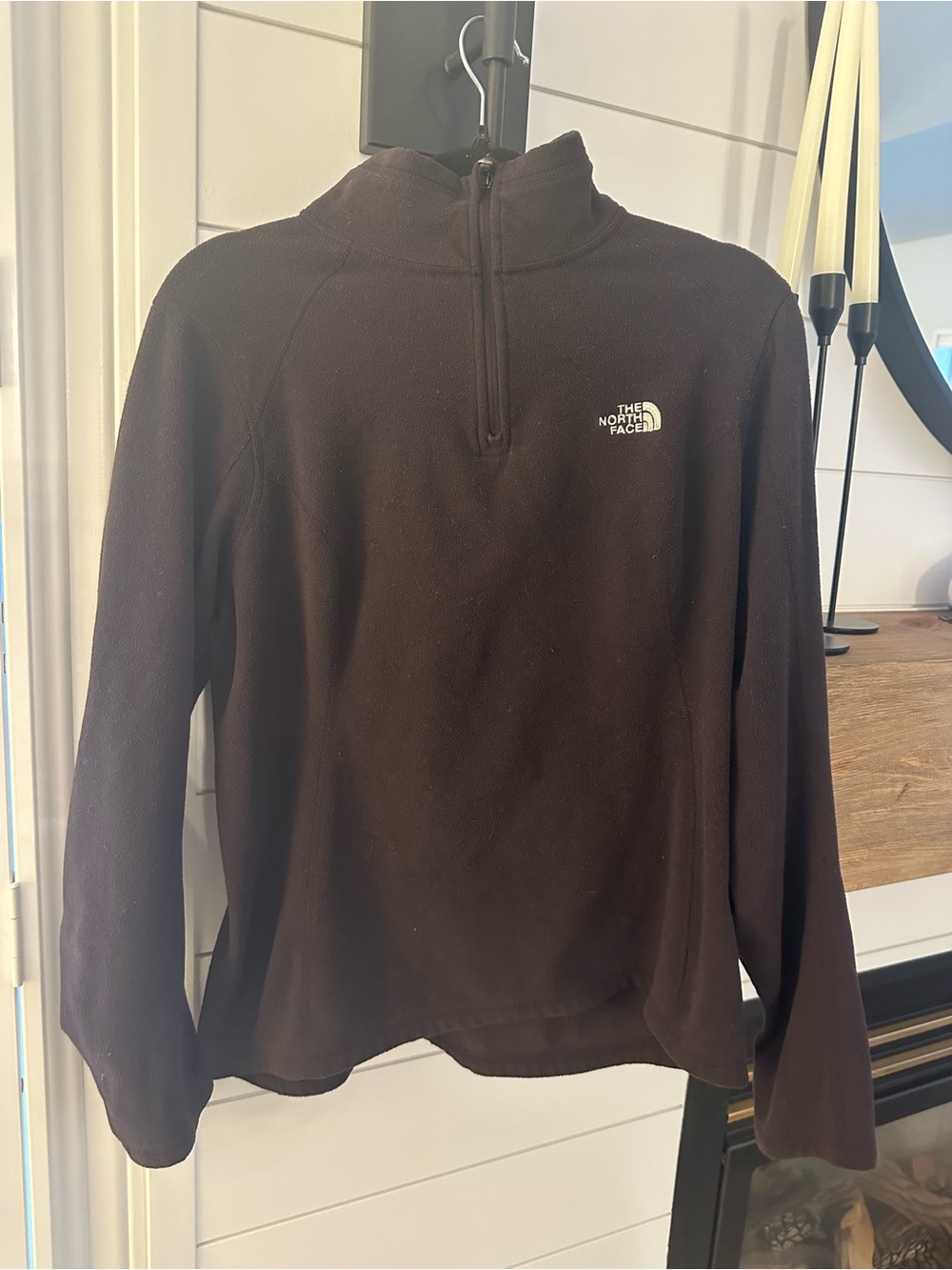 The North Face Women’s Brown Half-Zip Fleece Pullover